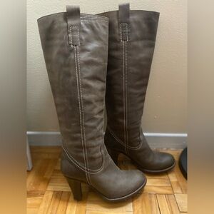 Genuine Leather Tall Knee High Boots made in Italy